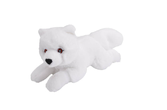 Ecokins-Mini Arctic Fox Stuffed Animal 8"
