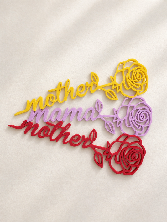 3d printed rose bookmark set mom and mother bookmarks floral bookmark gift