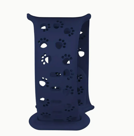 Navy Paw Print Apple Watch Band 49mm