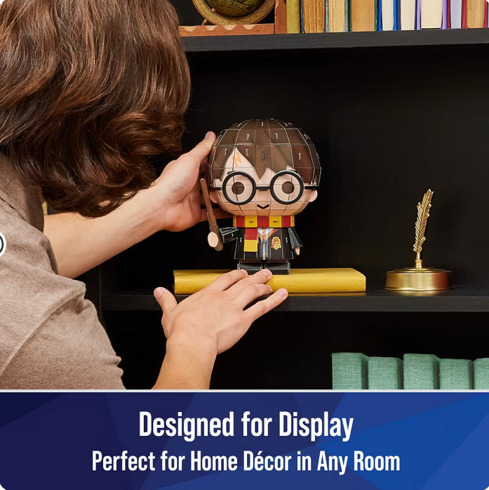 Harry Potter 3D Puzzle Model Kit by 4D Build, featuring detailed components for assembling iconic Wizarding World locations.