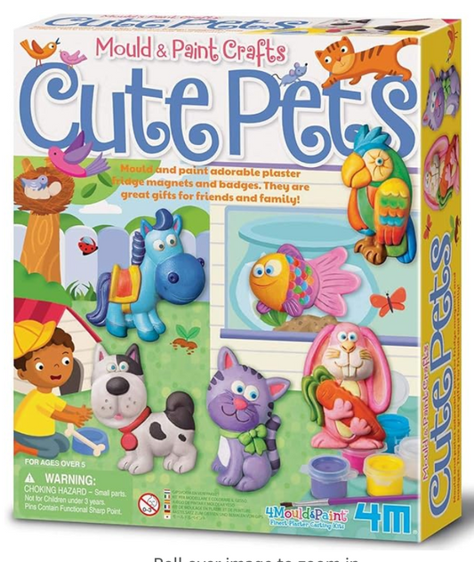 4M Mould & Paint Crafts: Cute Pets