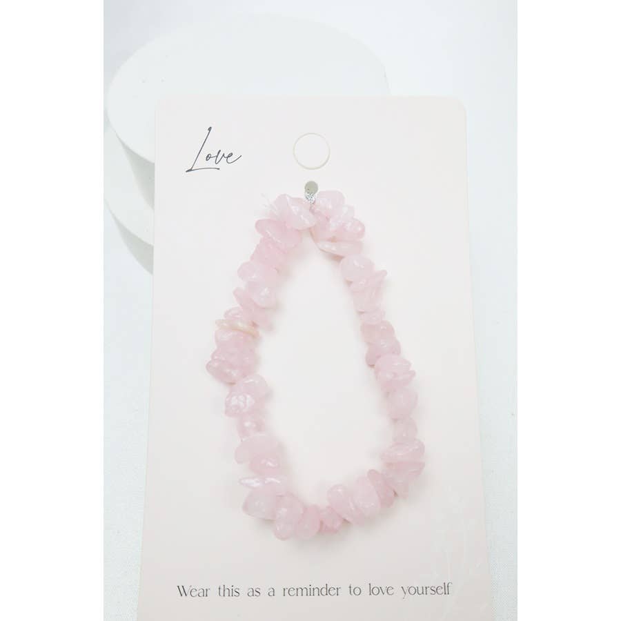 Irregular Stone Inspirational Bracelets: MIX COLOR / ONE(12)