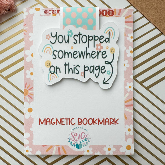 Bookmark, Magnetic: You Stopped Somewhere on This Page