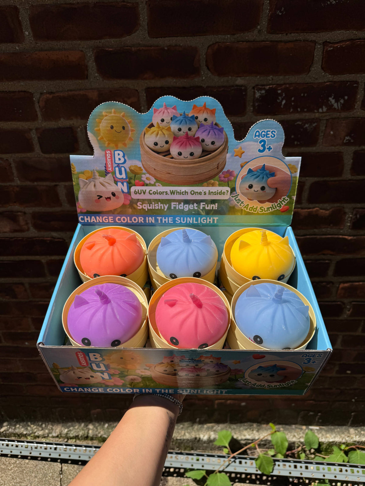 UV Sunlight Changing Unicorn Dumpling Toy