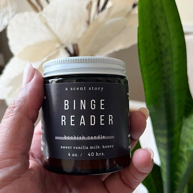 Candle, Hand-Poured Soy: Binge Reader