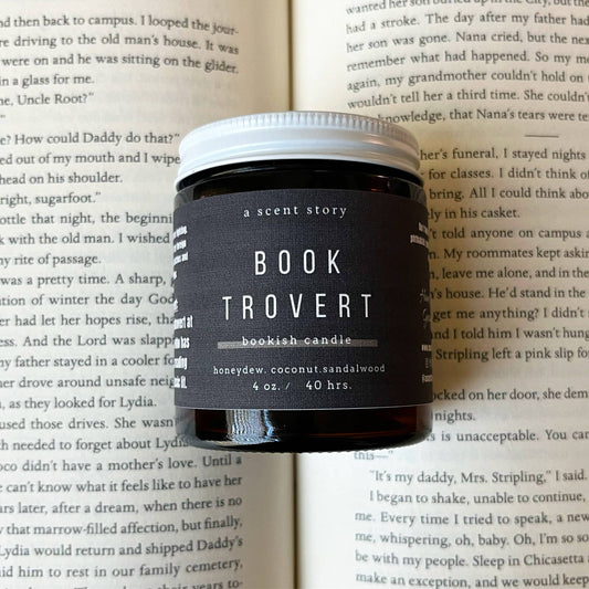 Candle, Hand-Poured Soy: Booktrovert