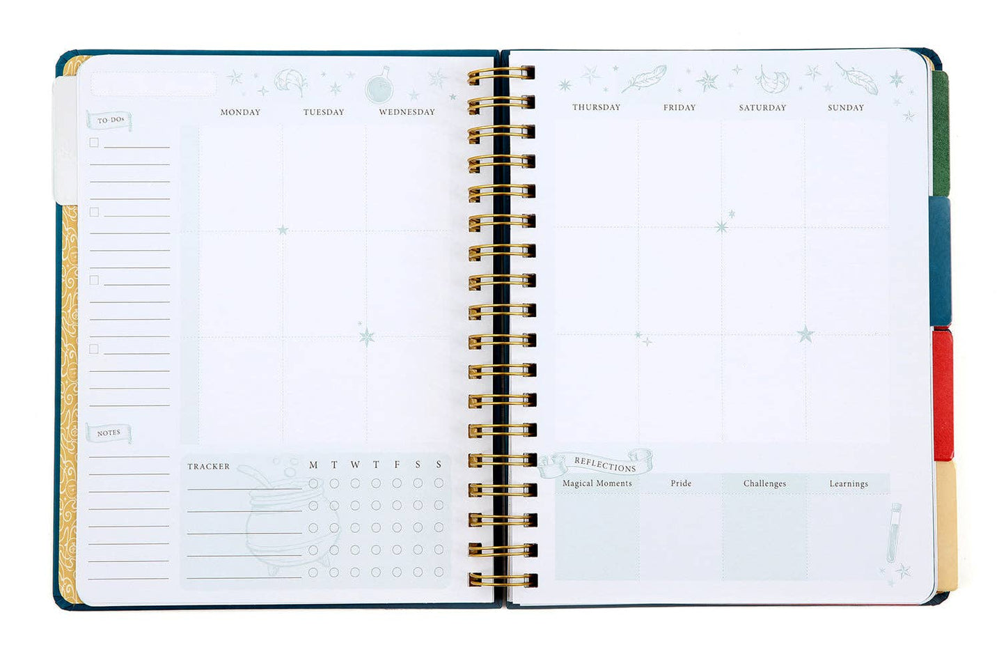 Calendar: 12-Month Undated Planner, Harry Potter Lumos