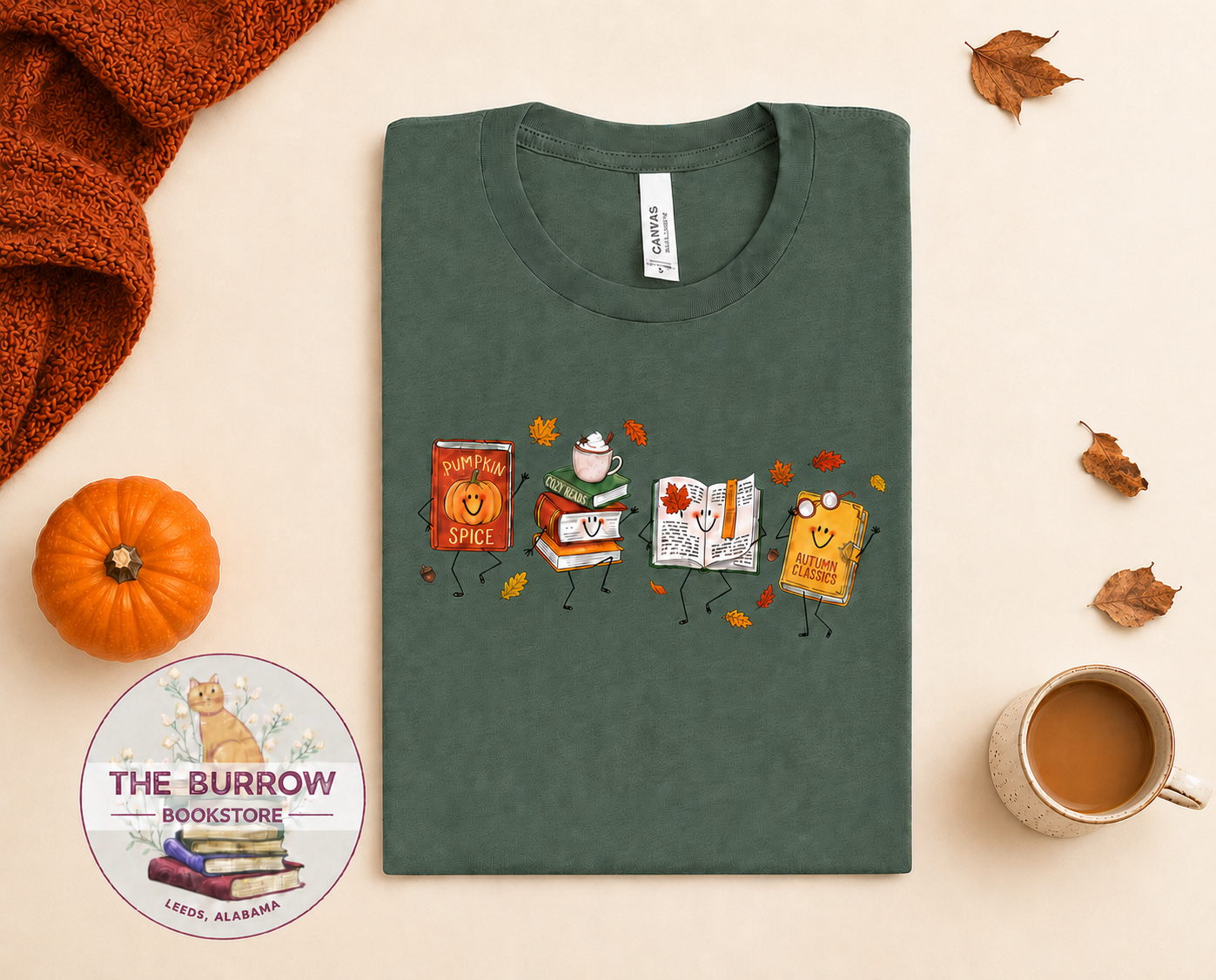 Cozy Fall Reading T-Shirt & Sweatshirt