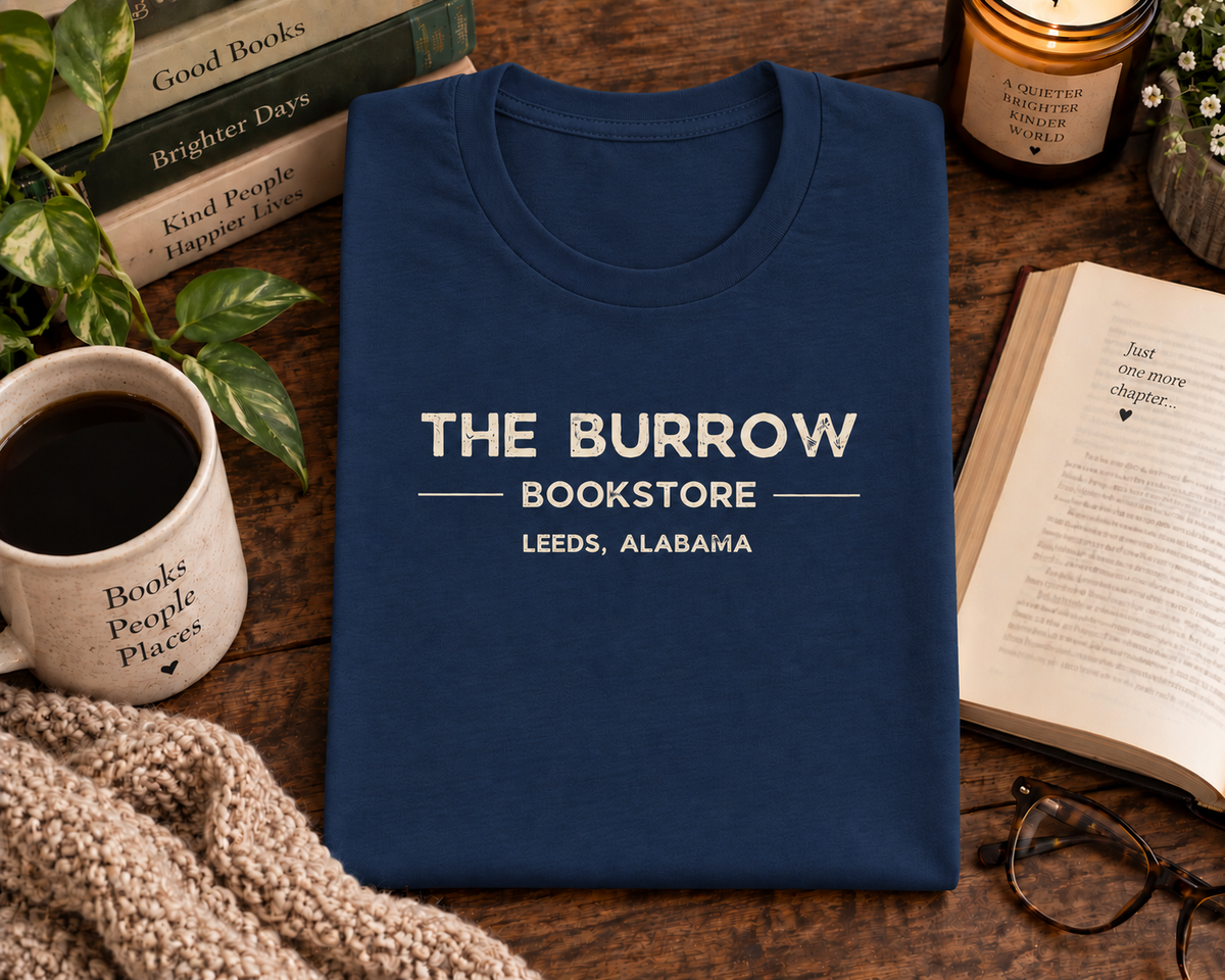 The Burrow Bookstore Leeds Alabama T-Shirt & Sweatshirt