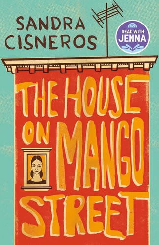 Cover of The House on Mango Street by Sandra Cisneros, featuring stylized illustrations of three women with serene expressions