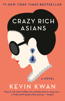 Crazy Rich Asians by Kevin Kwan, an excellent-condition contemporary fiction novel about Asia's elite, secrets, and cultural drama.