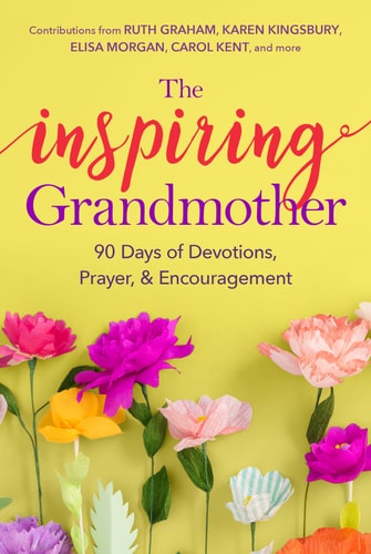 Cover of The Inspiring Grandmother — soft-toned devotional cover with floral accents and gentle typography for grandmothers