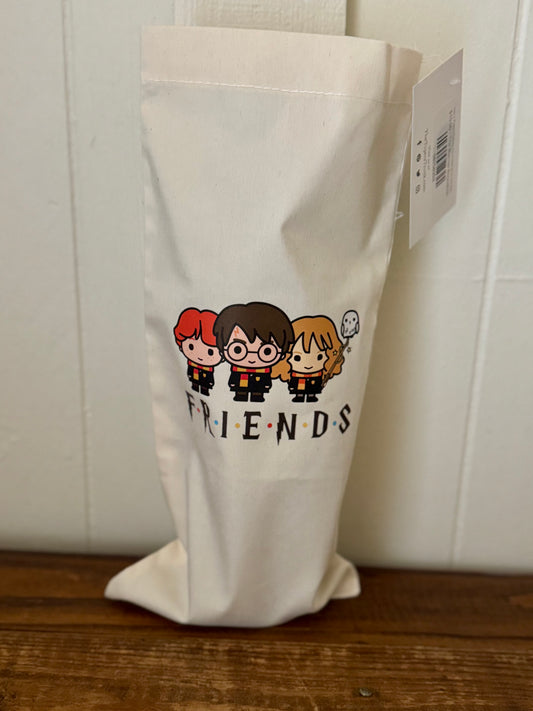 Harry Potter Friends Reusable Wine Gift Bag