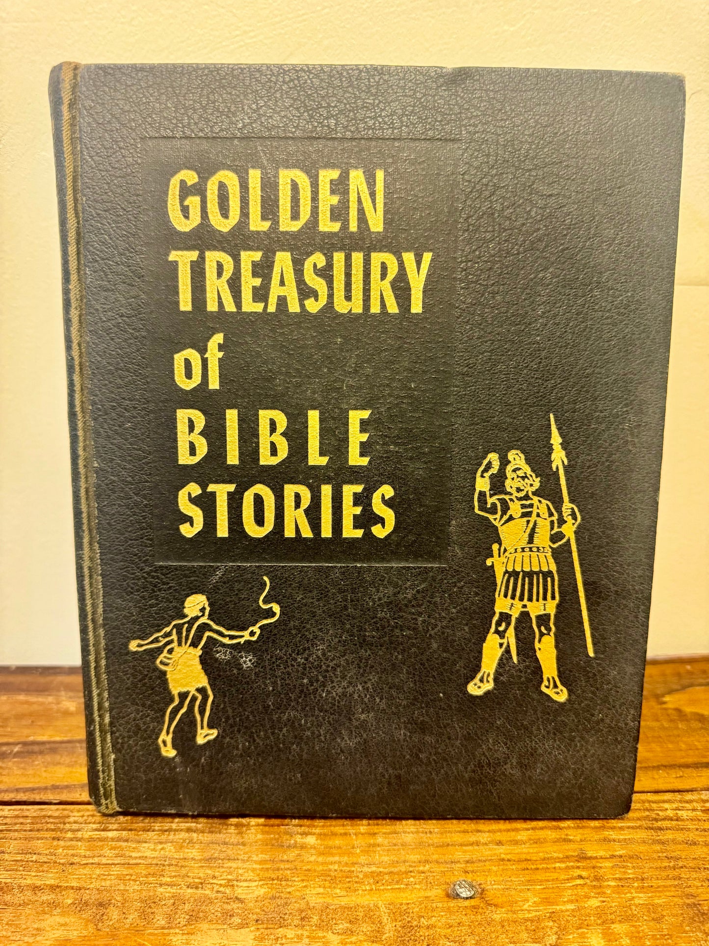 Children's Books | Religion: Spalding, Arthur W. - Vintage Golden Treasury of Bible Stories, 1954 (Good Condition)