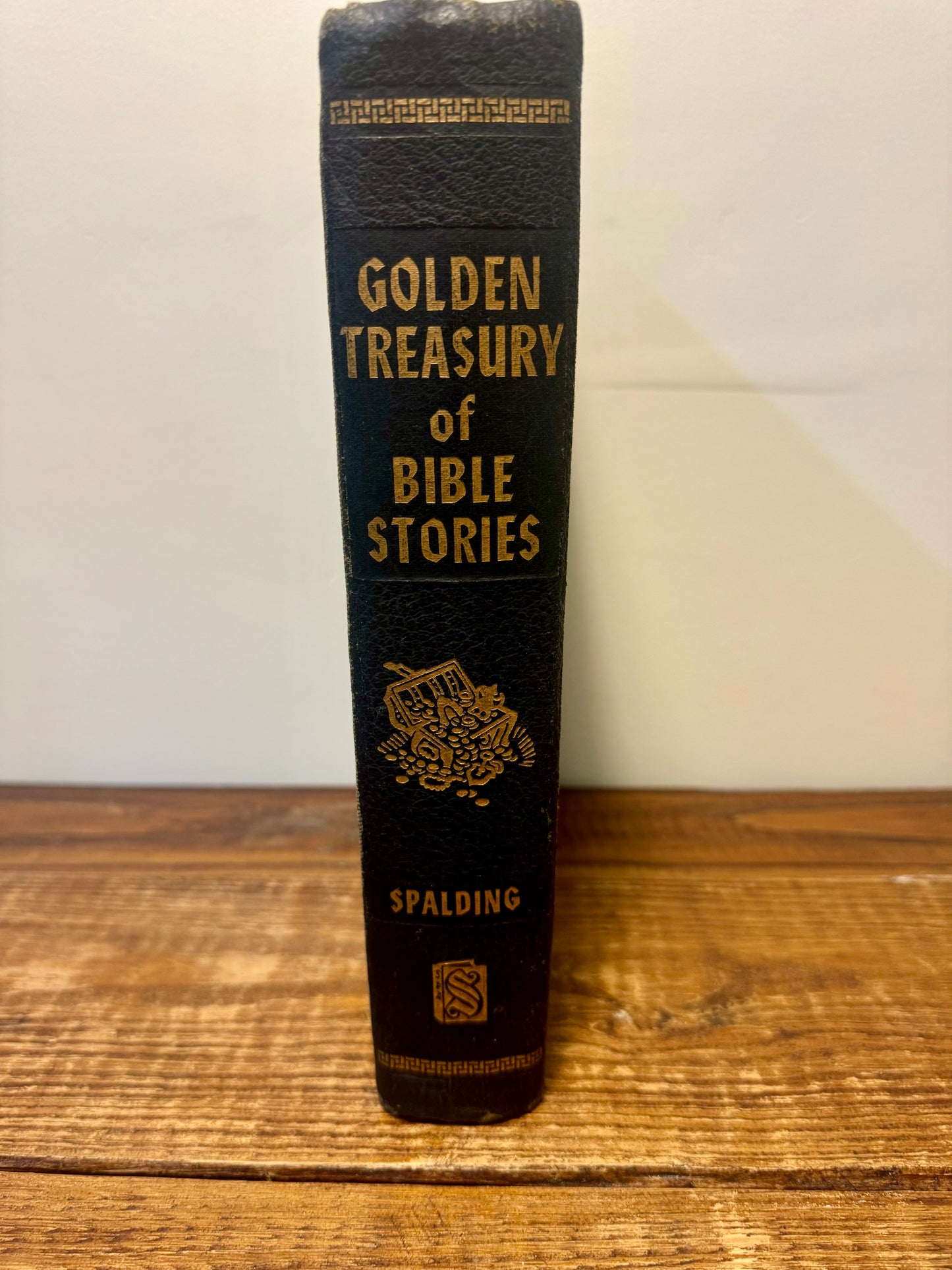 Children's Books | Religion: Spalding, Arthur W. - Vintage Golden Treasury of Bible Stories, 1954 (Good Condition)