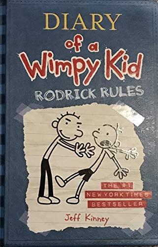 Front cover of Diary of a Wimpy Kid, Rodrick Rules by Jeff Kinney