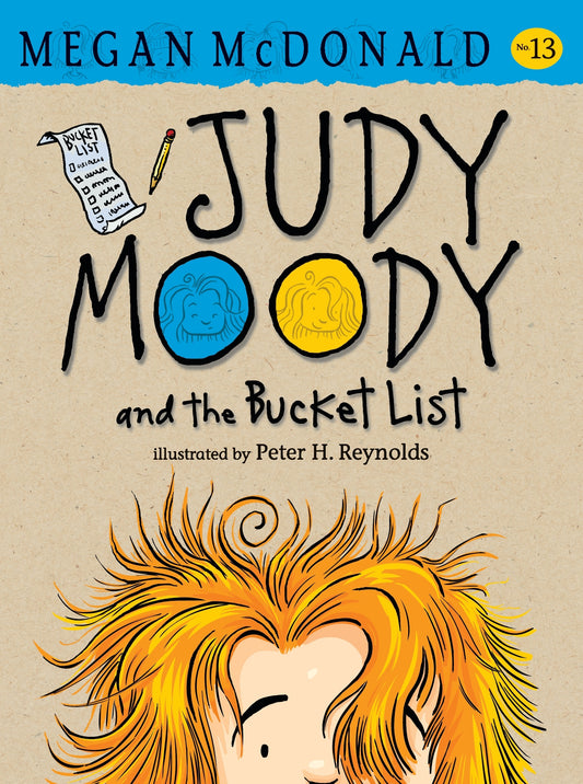 Cover of Judy Moody and the Bucket List by Megan McDonald, illustrated by Peter H. Reynolds, featuring Judy Moody mid-cartwheel with a joyful expression.