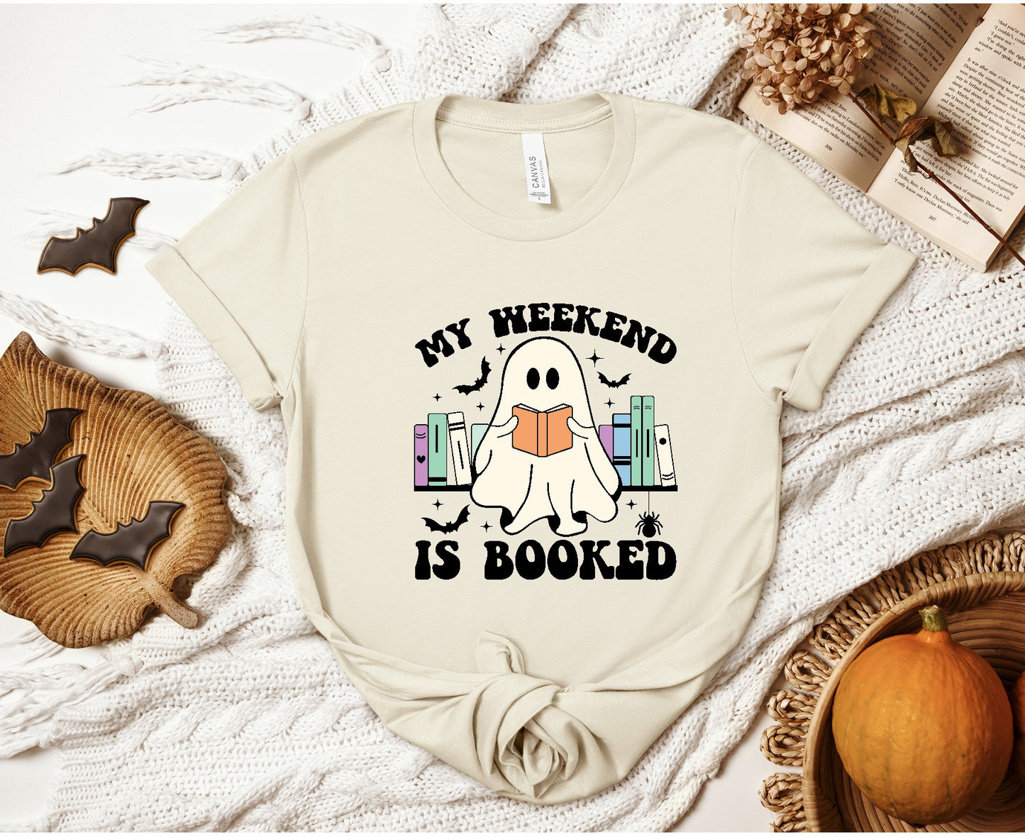 Short-Sleeve T-Shirt: My Weekend is BOOked