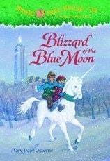 Front cover of Magic Tree House, Blizzard of the Blue Moon by Mary Pope Osborne