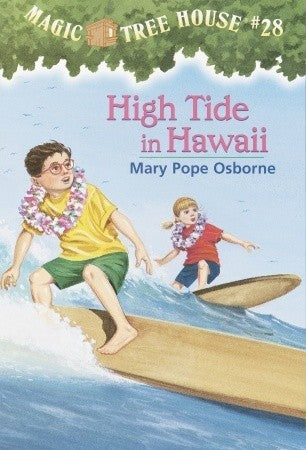 Front cover of The Magic Tree House, High Tide in Hawaii by Mary Pope Osborne