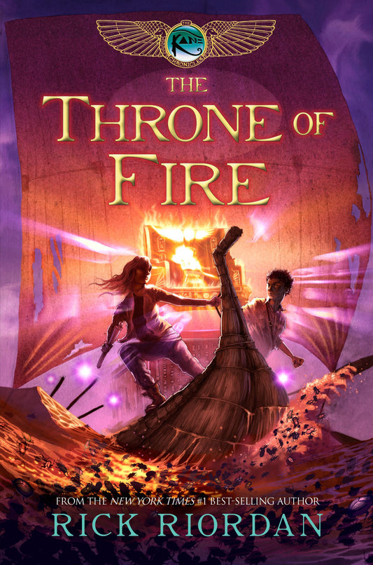 Cover of The Throne of Fire by Rick Riordan