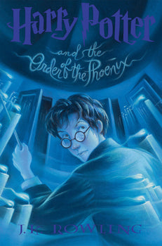 Hardback copy of J.K. Rowling’s Harry Potter and the Order of the Phoenix in very good used condition, part of the Harry Potter series.