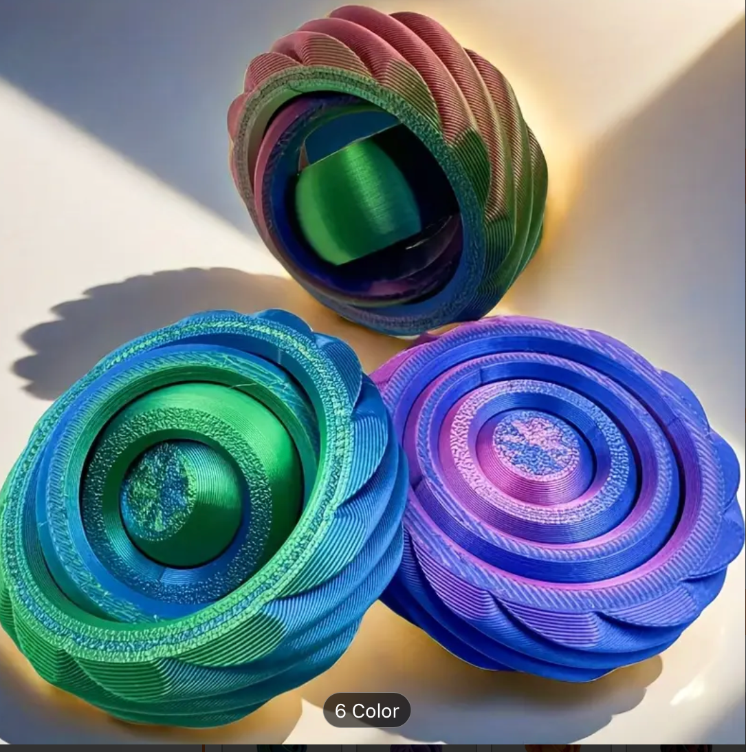 3D Printed Round Fidget
