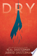 Cover of Dry by Neal and Jarrod Shusterman featuring a parched cracked earth background with a single droplet