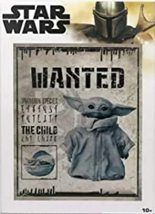 Framed 'Wanted' poster of Baby Yoda from 'Star Wars'