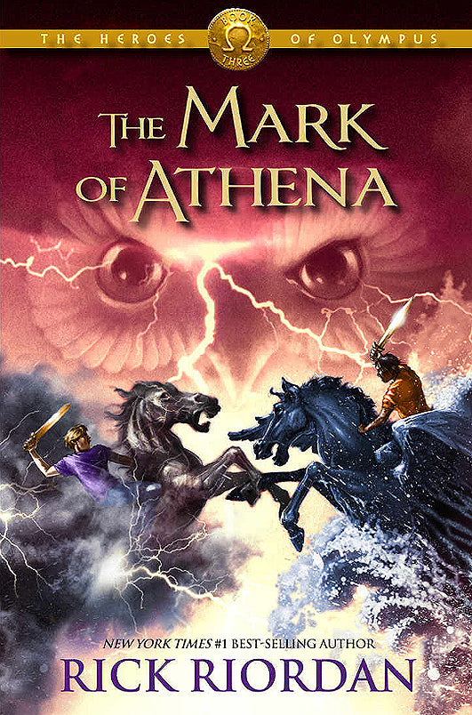 The Mark of Athena by Rick Riordan, hardback edition, like new condition, an epic fantasy adventure from the Heroes of Olympus series.