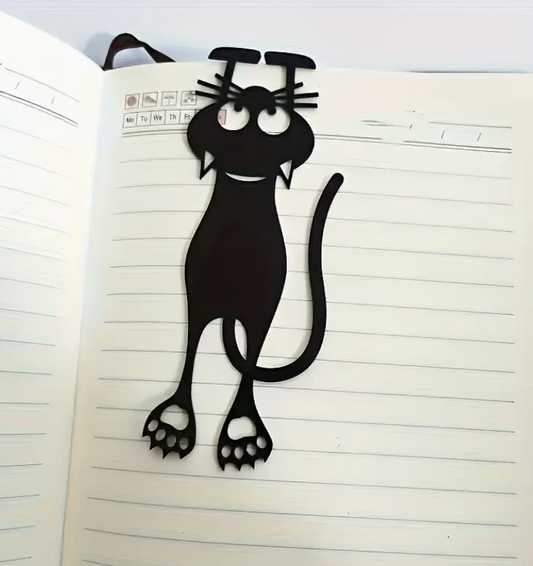 Black Cat Acrylic Bookmark