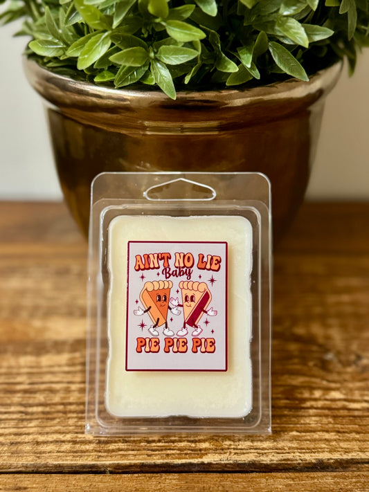 Wax Melts, Hand-Poured Soy: Ain't No Lie Baby Pie Pie Pie Thanksgiving Melts