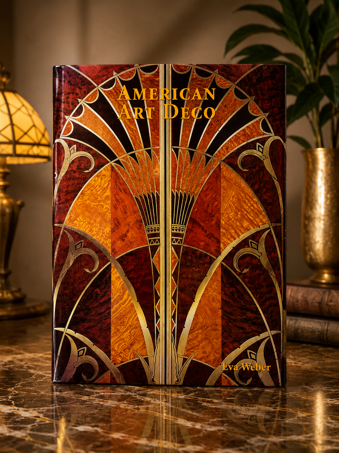 Front cover of American Art Deco by Eva Weber hardcover book.