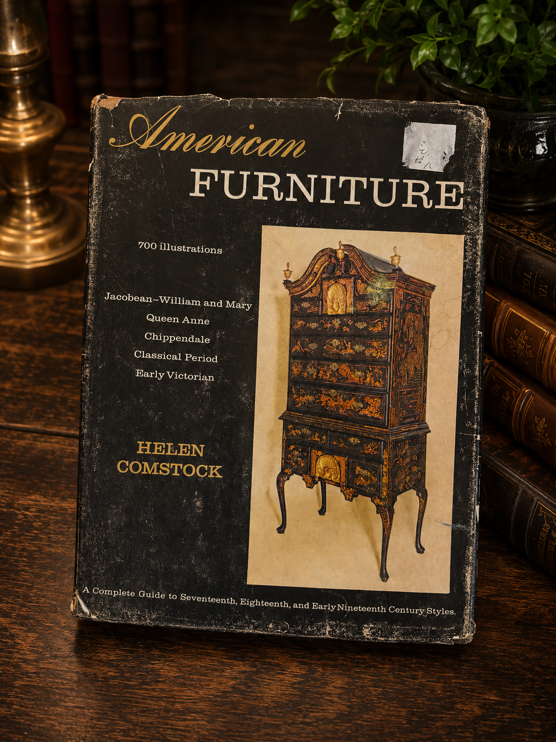 Front dust jacket of American Furniture by Helen Comstock.