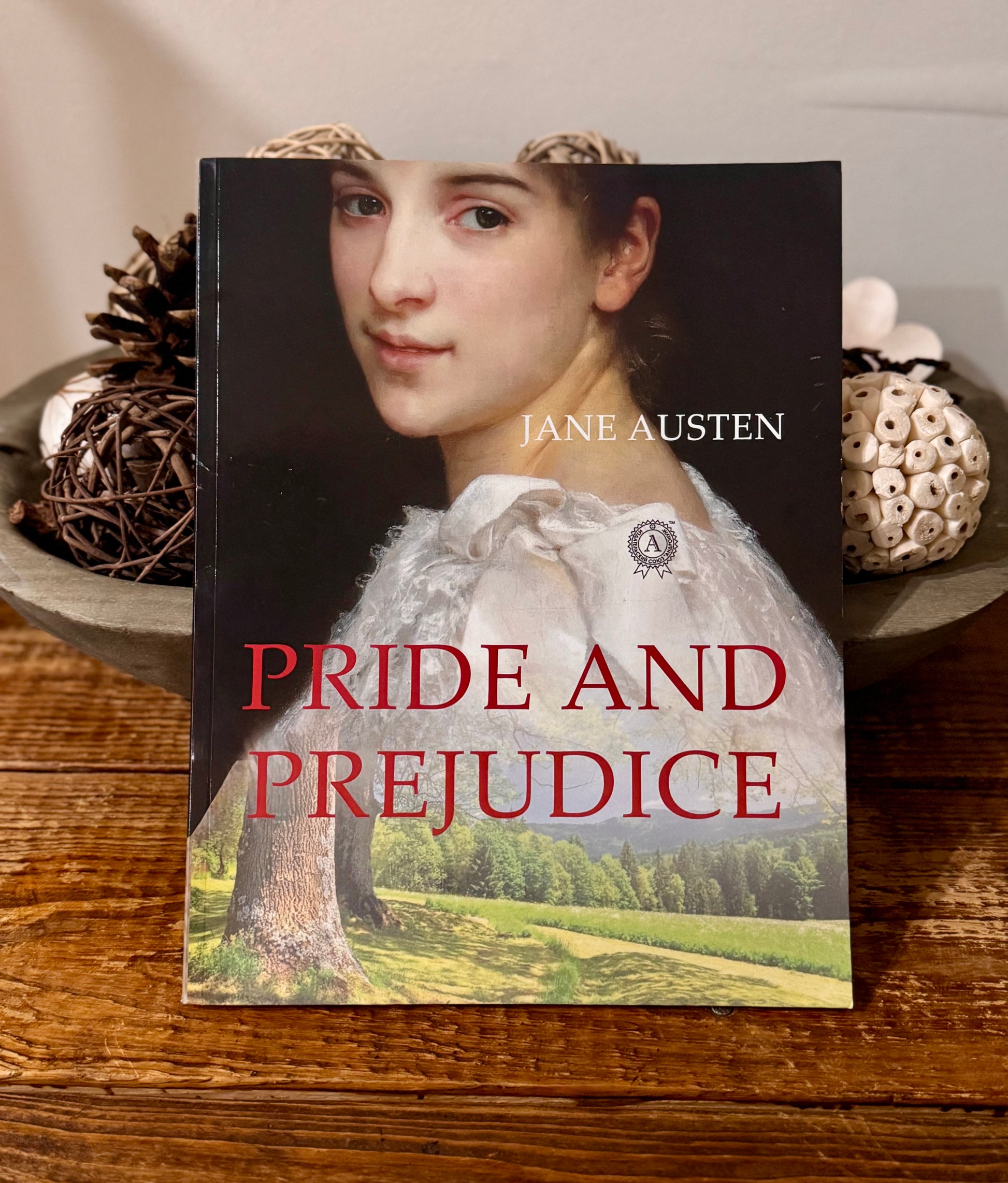 Cover of Pride and Prejudice by Jane Austen, a classic English novel about love and societal expectations in Regency England.