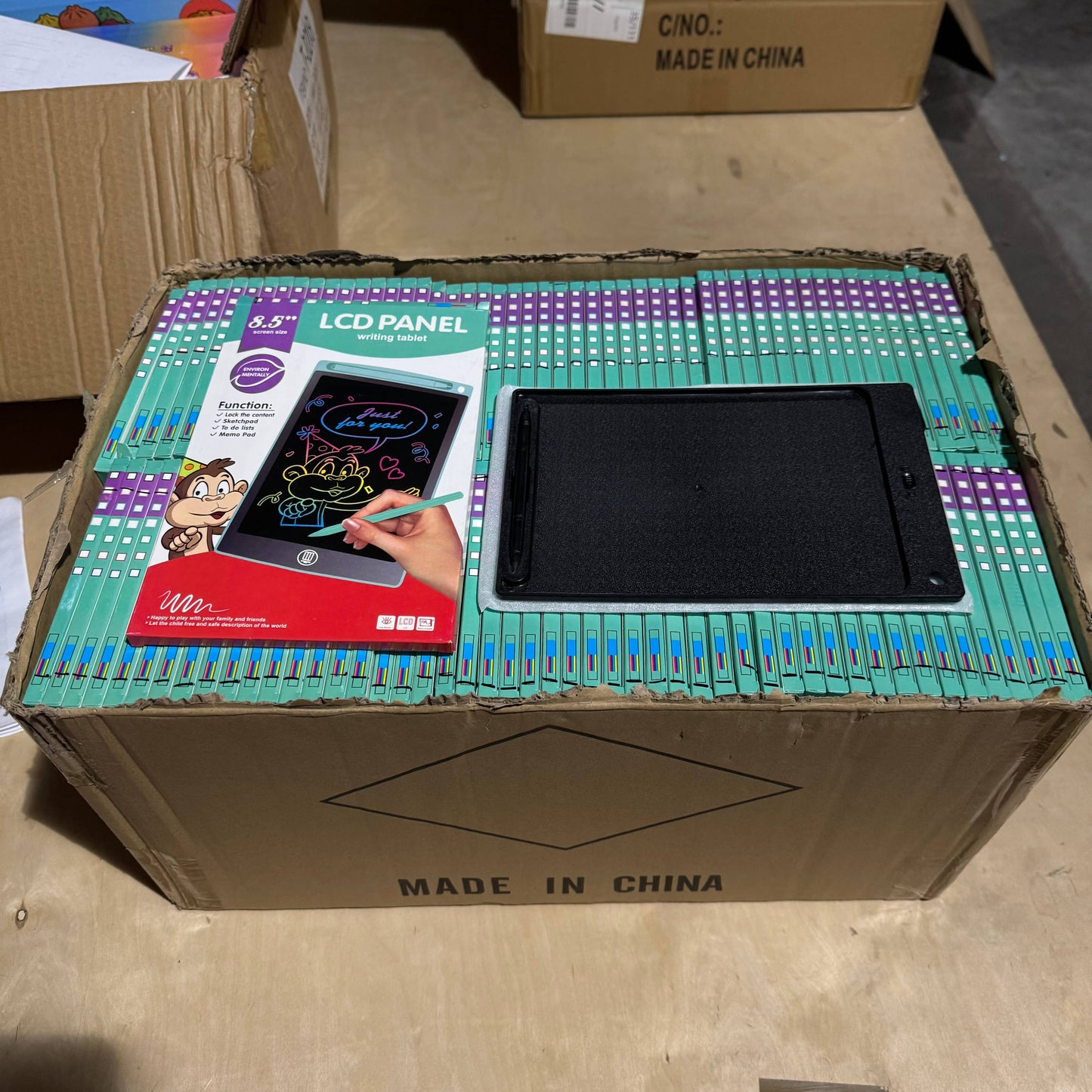 LCD Panel Writing Tablet w/pen 8.5" Assorted Colors