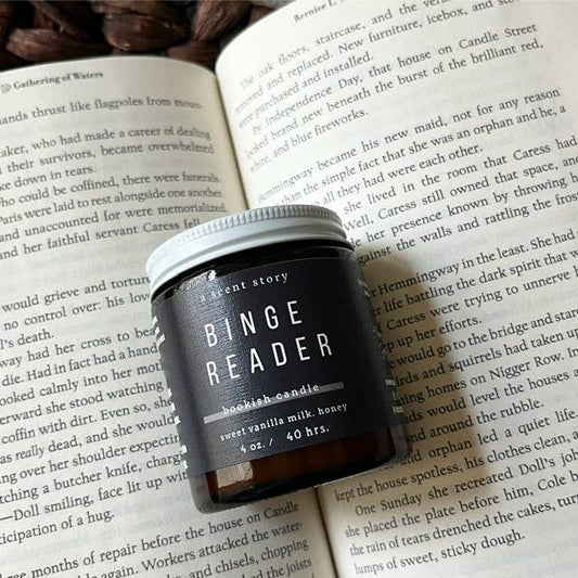 Candle, Hand-Poured Soy: Binge Reader