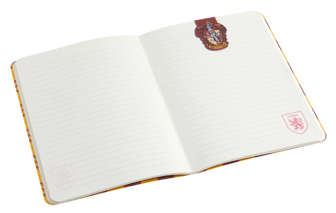 Notebook and Page Clip Set: Harry Potter Gryffindor (Softcover)