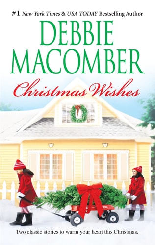 Cover of Blossom Street, Christmas Wishes by Debbie Macomber, a cozy holiday fiction novel featuring knitting, friendship, and Christmas themes.