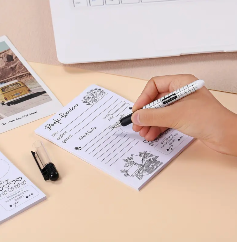 Book Review Notepad, Rectangle – The Burrow Bookstore