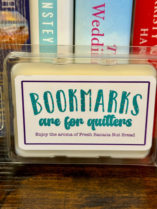 Wax Melts, Hand-Poured Soy: Bookmarks Are For Quitters