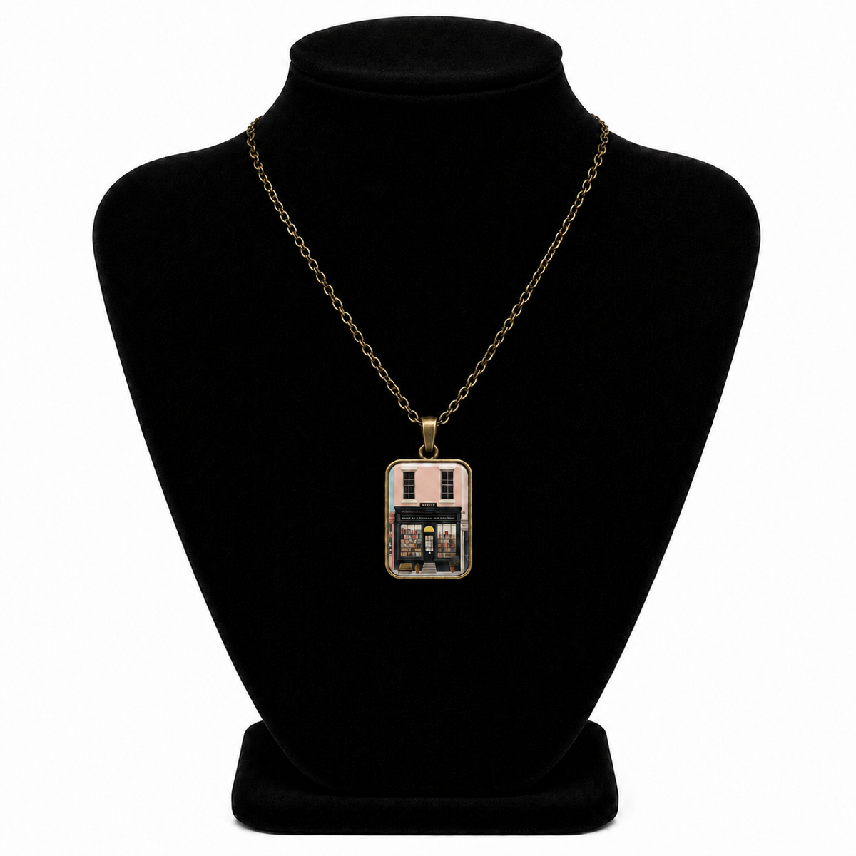 Bookstore Pendant Necklace