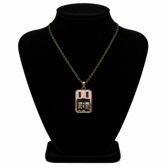 Bookstore Pendant Necklace