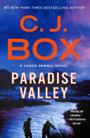 Cover of Paradise Valley by C.J. Box, featuring a desolate highway stretching into a mountainous horizon under a dramatic sky.