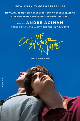 Call Me by Your Name by André Aciman literary fiction novel about first love and identity set in Italy