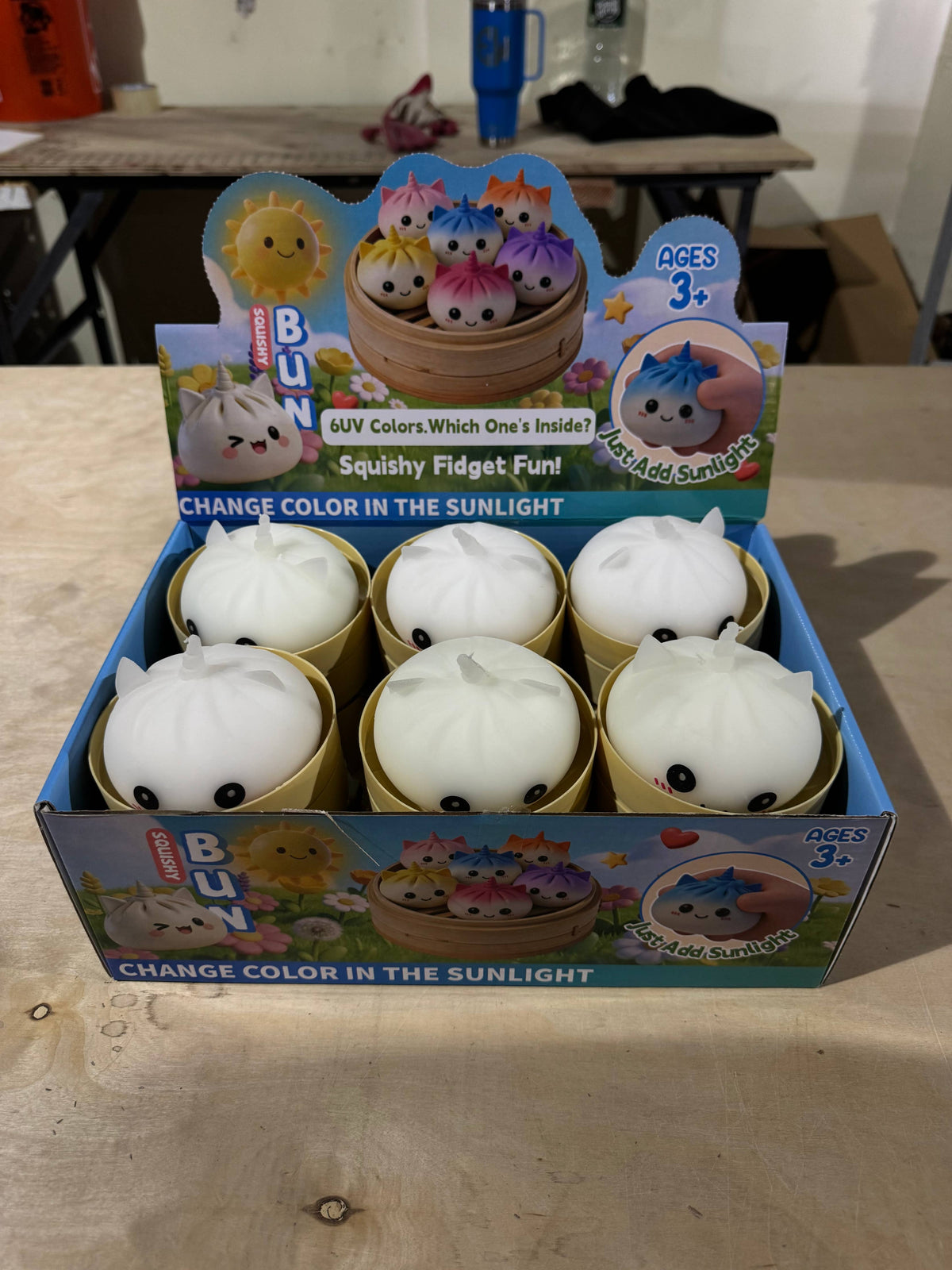 UV Sunlight Changing Unicorn Dumpling Toy