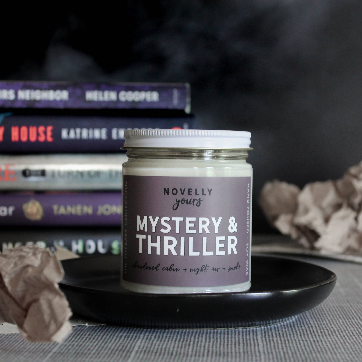 Candle, Hand-Poured Soy: Mystery & Thriller