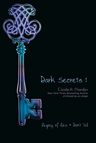 Book cover of 'Dark Secrets 1' with a decorative key on a black background
