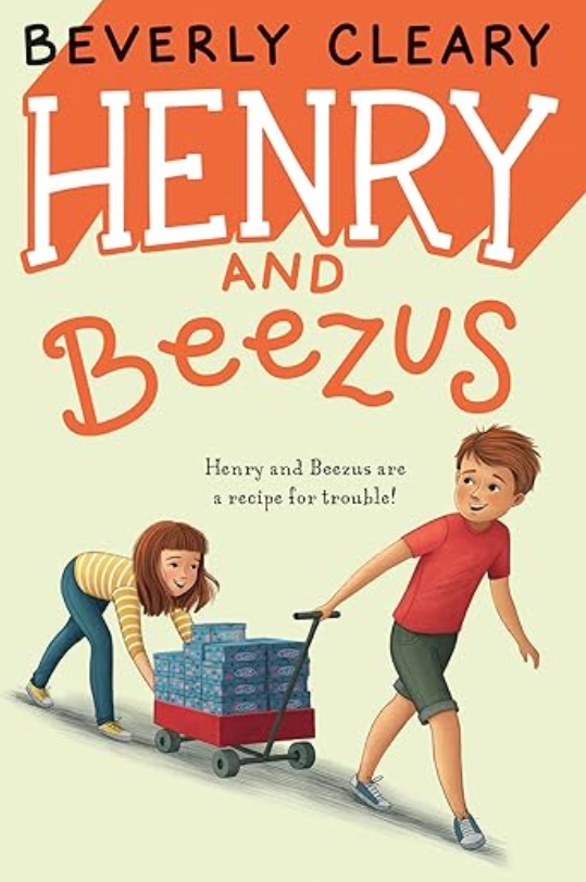 Front cover of Henry and Beezus by Beverly Cleary, featuring Henry Huggins and Beezus Quimby.