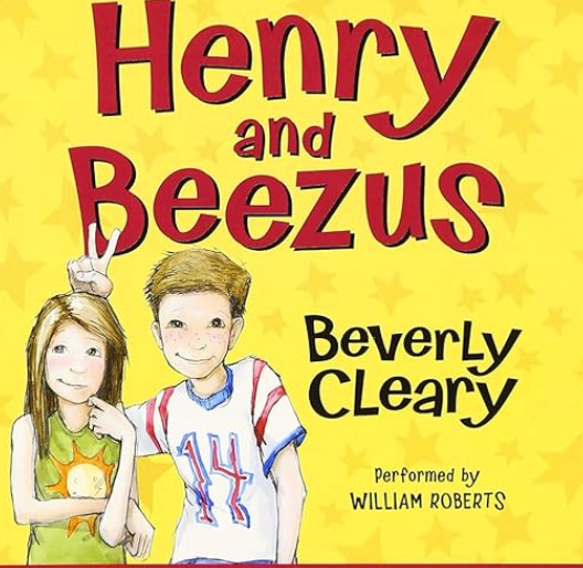 Front cover of Henry and Beezus by Beverly Cleary, featuring Henry Huggins and Beezus Quimby.